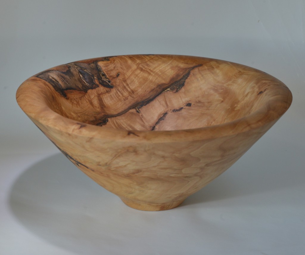Image of figured beech bowl