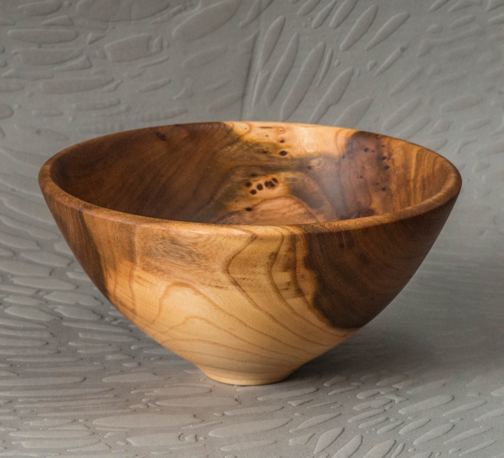 Image of figured elm bowl