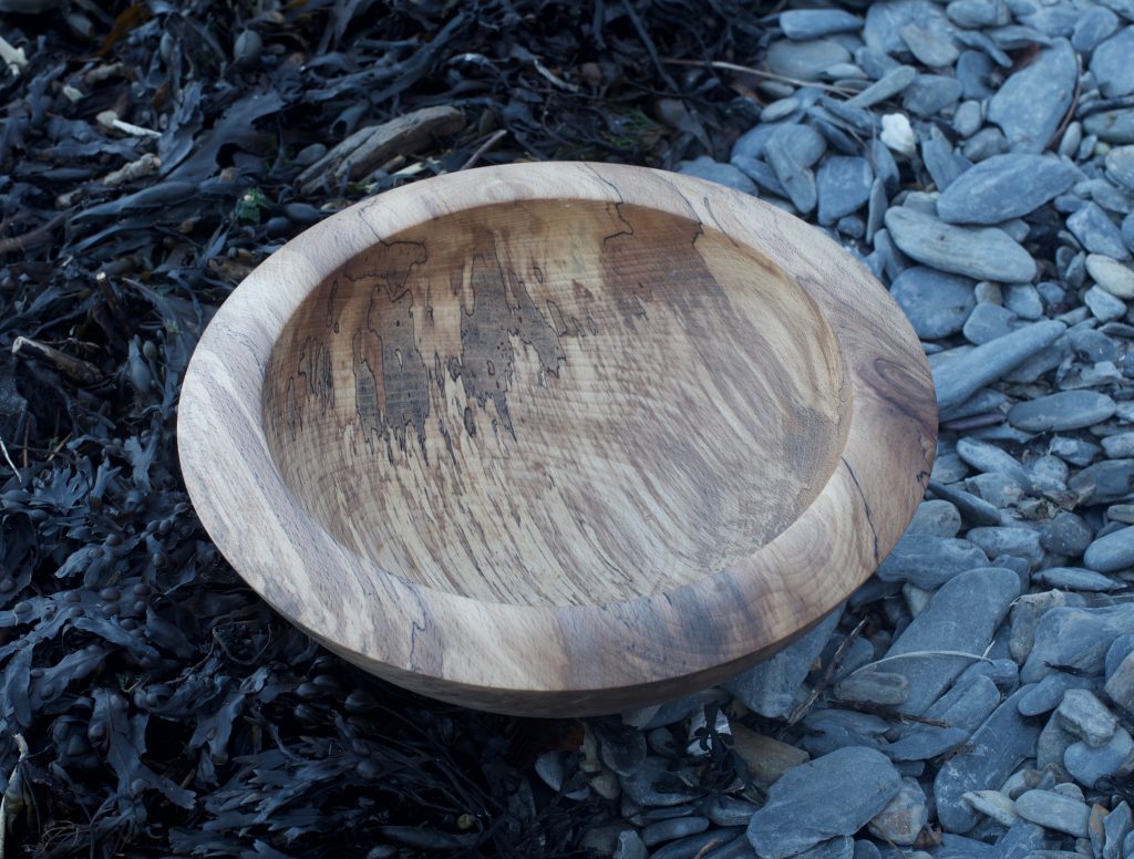 Image of spalted beech bowl