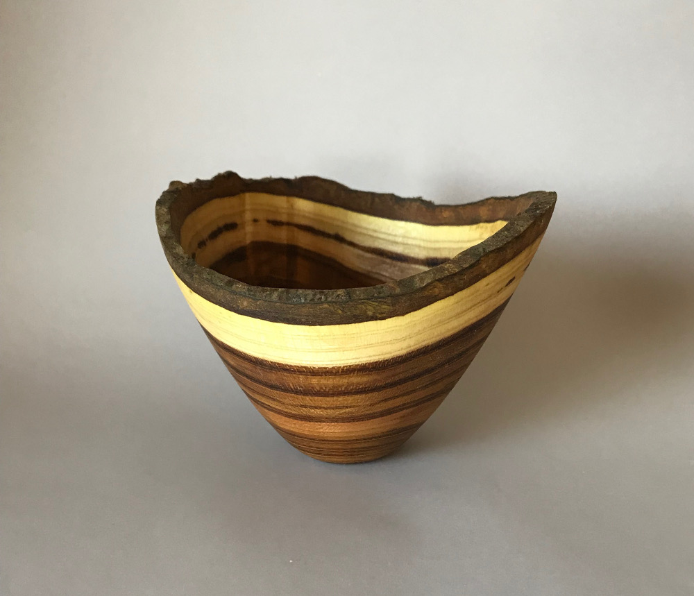 Natural edged bowl from a victim of storm ophelia.